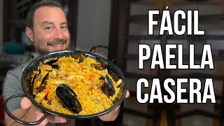 ¡¿Cómo hacer una Paella Casera  Receta Fácil y Rápida [upl. by Kennedy]