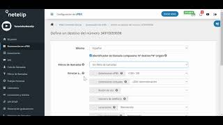 Cómo configurar la Centralita Virtual asignado un número virtual  netelip [upl. by Yonina]
