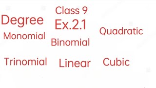 Polynomial Ex 21 Class 9 [upl. by Rats]