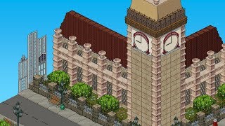 How to BUILD a Habbo Big Ben London [upl. by Enidlarej]