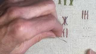 Sheaf Stitch Left Handed [upl. by Aitital]