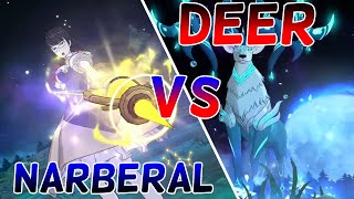 NARBERAL GAMMA VS DEER INSANE DAMAGE FROM EVERYONE  The Seven Deadly Sins Grand Cross [upl. by Desiree676]