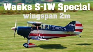 Weeks S1W Special  scale RC biplane  4K  Trebic 2023 [upl. by Kathlin]