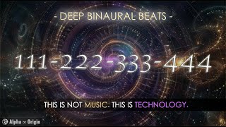 Tetractys Frequencies  Kundalini root note  Binaural Beats [upl. by Lobel422]