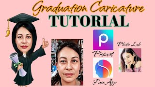 GRADUATION CARICATURE TUTORIALJenifer Cinco Vlogs [upl. by Riehl]