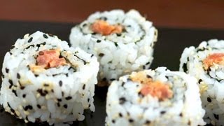 How to Make Inside Out Sushi Rolls [upl. by Alracal]