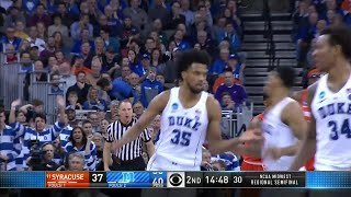 Syracuse vs Duke Game Highlights [upl. by Yrrep]