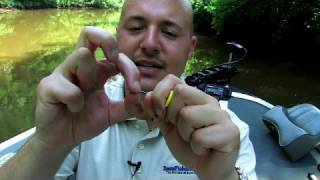 Best Way To Peg Bass Fishing Sinkers [upl. by Leanatan31]