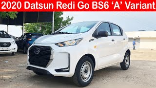 2020 Datsun Redi Go BS6 A Variant Detailed Walkaround Review 🔥 [upl. by Sholeen]