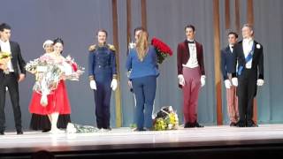 MARGUERITE AND ARMAND Sergei Polunin Nina Ananiashvili 301015 Curtain call [upl. by Ainocal864]