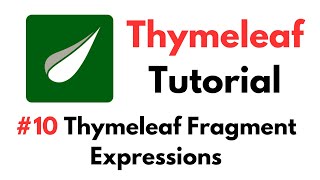 Thymeleaf Tutorial 10 Thymeleaf Fragment Expressions [upl. by Gran]