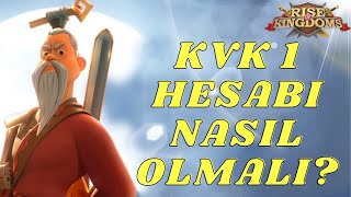 Kvk 1 Hesabı Nasıl Olmalı  Nelere Dikkat Edilmeli  RİSE OF KİNGDOMS [upl. by Oruam930]