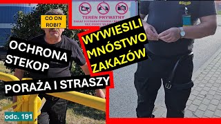 Ochrona STEKOP straszy w Białymstoku  Ubojnia ma mnóstwo zakazów  Szczupak i żołędzie w PERN 191 [upl. by Ariahay]