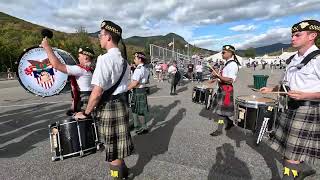 2024 NH Highland Games at Loon Mountain  Sunday Massed Bands NHHG  NHSCOT [upl. by Gay]