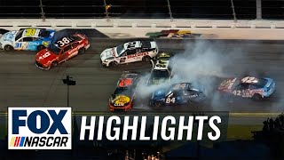 2023 Daytona 500 Highlights  NASCAR on FOX [upl. by Nosecyrb756]