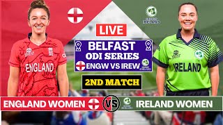 England Women vs Ireland Women  1st ODI Match Live Scores ENGW vs IREW I Live Commentary [upl. by Malkin]