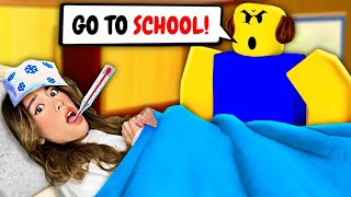 KAT SKIPS SCHOOL IN ROBLOX [upl. by Meave991]