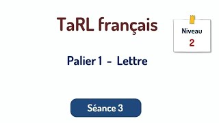 Niveau 2 palier 1 Lettre séance 3 [upl. by Nie]