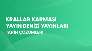 Krallar Karması TYT Denemeleri l Yayın Denizi Yayınları Tarih Çözümleri [upl. by Anivol]