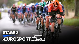 BinckBank Tour 2020  Stage 3 Highlights  Cycling  Eurosport [upl. by Attenej99]