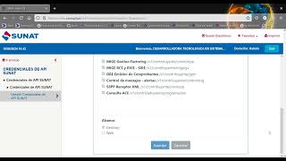 Credenciales Api Sunat para el SIRE [upl. by Zulaledairam]