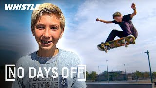 14YearOld INSANE Skateboard Prodigy  Lazer Crawford [upl. by Yanej668]