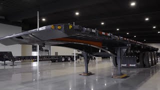 Heavy Haul Trailers  Brandt P350 Picker Float Trailer Walkaround Video [upl. by Hcib759]