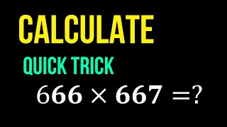 A tip for quick multiplication I Problem IOLYMPIAD I SAT I MCAT I KVYP I NTSE I GRE I PreMath [upl. by Willock577]