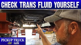 How to Open Check and Fill Chevy Silverado 1500 Transmission Fluid [upl. by Kaila]