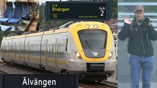 Tågresa till Älvängen 2013 Resa med Västrafik Pendeltåg X61 [upl. by Etoile]