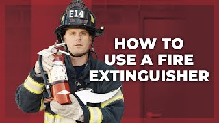 How to Use a Fire Extinguisher [upl. by Eillo]