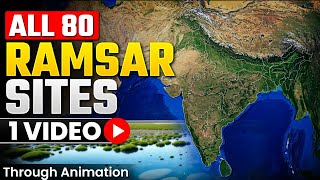 80 RAMSAR Sites In India 202324  What Is Ramsar Site Convention  UPSC Prelims 2024  UPSC 2025 [upl. by Oirazan]