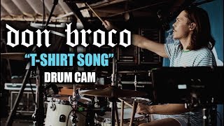 Don Broco  TShirt Song  Drum Cam LIVE [upl. by Tyre170]