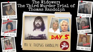 WATCH LIVE The Widower Trial Day 5  NV v Thomas Randolph [upl. by Ahsemad]