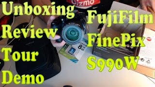 Unboxing Review And Demo  Fuji FinePix S9900W Camera [upl. by Erbma122]