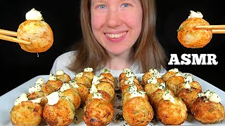 ASMR TAKOYAKI MUKBANG No Talking EATING SOUNDS [upl. by Aletta]