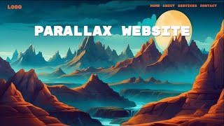 Best Optical Illusion For Your Website  The Parallax Effect  HTML amp CSS [upl. by Netsrik716]