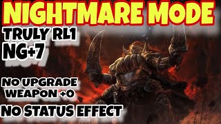 ELDEN RING  RADAHN NIGHTMARE MODE TRULY RL1 NG7NO UPGRADE WEAPON 0NO STATUS EFFECT [upl. by Bekaj36]