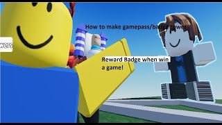 GnomeCode TD Addons  Part4 How to make gamepassbadge tower reward badge when win a match [upl. by Joshia]