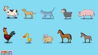 The Animal Sounds Song  Domestic Animals [upl. by Solomon]