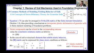 Foundation EngineeringChapter1 Review of Soil Mechanics Part18StressDilatancy Theory Example [upl. by Sigismond]