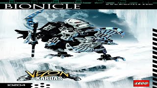 LEGO instructions  Bionicle  Warriors  10204  Vezon amp Kardas Book 2 [upl. by Sirromaj]