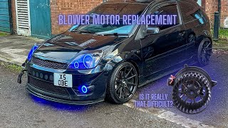 MK6 FiestaST150 Blower Motor Replacement [upl. by Ulrica]