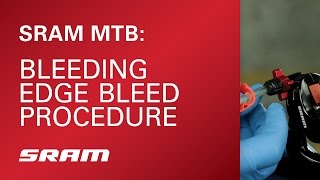 SRAM MTB Bleeding Edge Brake Bleed [upl. by Enovahs]