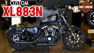 アイアンXL883Nカスタムharleydavidson ハーレーダビッドソン成田幕張アイアン [upl. by Airamasor]