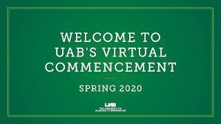 UAB Undergraduate Virtual Spring Commencement 2020 [upl. by Eltsyrhc621]