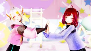 Vtuber ハッピーシンセサイザ  Happy Synthesizer MMD [upl. by Nolaj999]