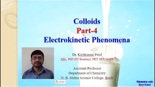 Colloids  Electrokinetic Phenomena  KirtiPatelChemistry [upl. by Millan583]