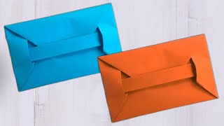 How To Make Envelope  Easy Origami Paper Envelope Tutorial Without Glue  Envelope Ideas [upl. by Anthea]