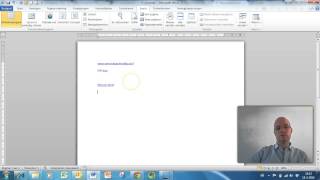 Hyperlinks maken in Word 2010 [upl. by Atinoj363]